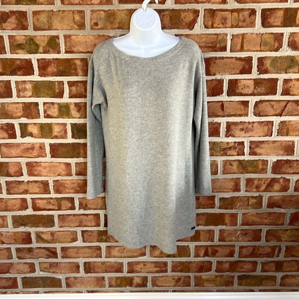 Obey Super soft warm and Cozy Gray long sleeve Sweater Dress. Small